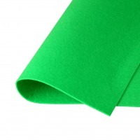 Фетр жесткий, цвет 866 (ярко-зеленый), погонный метр