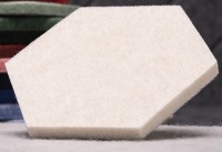 Фетр жесткий, российский, 9 мм, арт. 06 (слоновая кость)