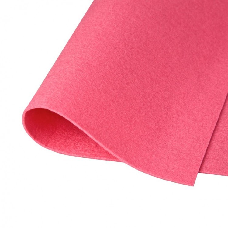 Фетр жесткий, цвет 830 (пасхально-розовый), погонный метр